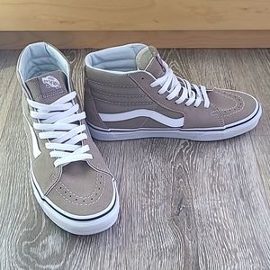 VANS sk8-Hi Desert Taupe/True White